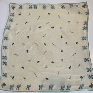 Vintage Western Saddle Riding Print Scarf